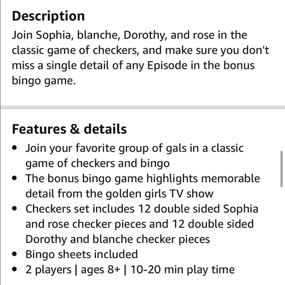 The Golden Girls Shady Pines Game Set - Picture 6 of 6